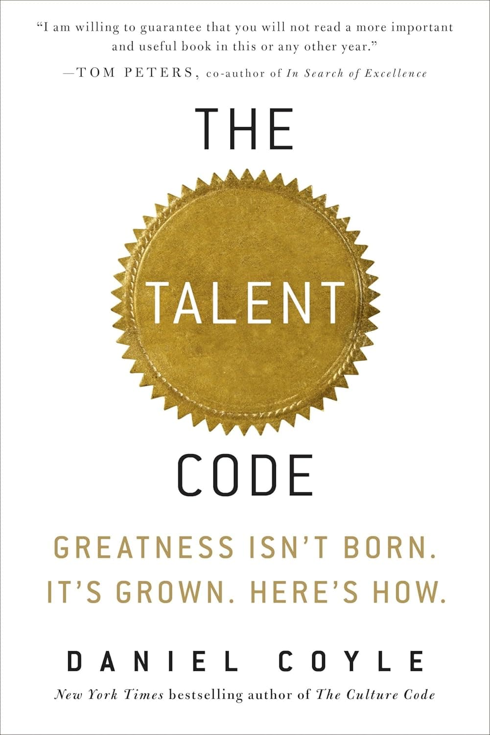 Cover of The Talent Code by Daniel Coyle
