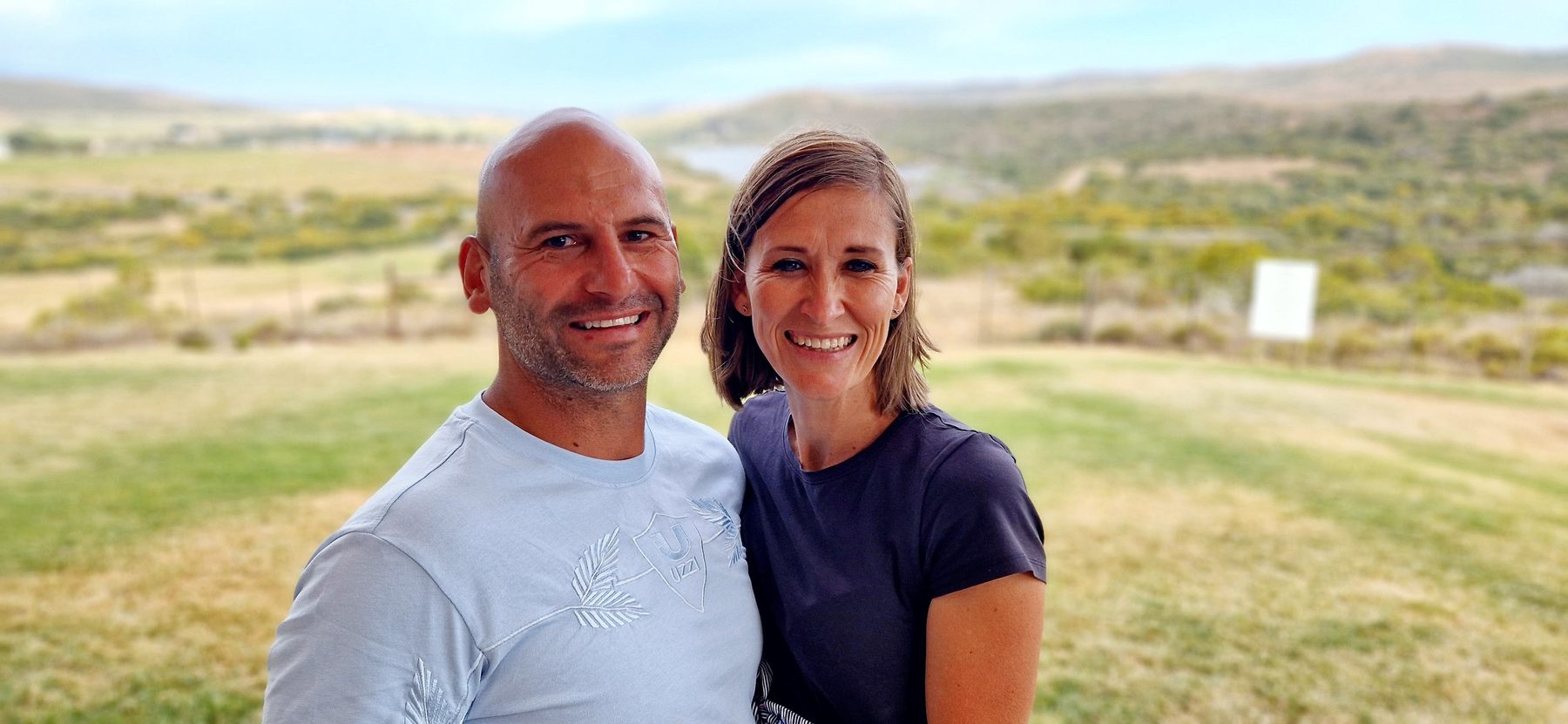 Barry de Jager outdoors, looking ahead